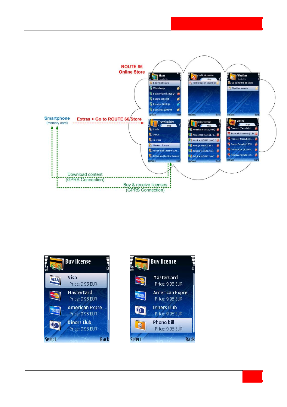 Route 66 online store | ROUTE 66 SYMBIAN S60 V3 User Manual | Page 39 / 114