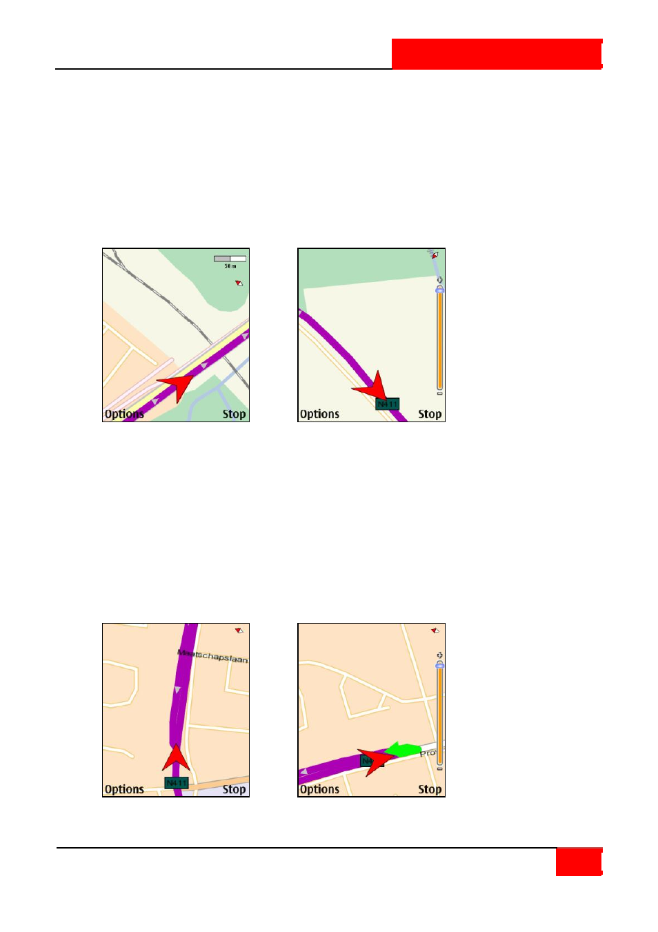 Show scale, Rotate map | ROUTE 66 SYMBIAN S60 V3 User Manual | Page 86 / 114