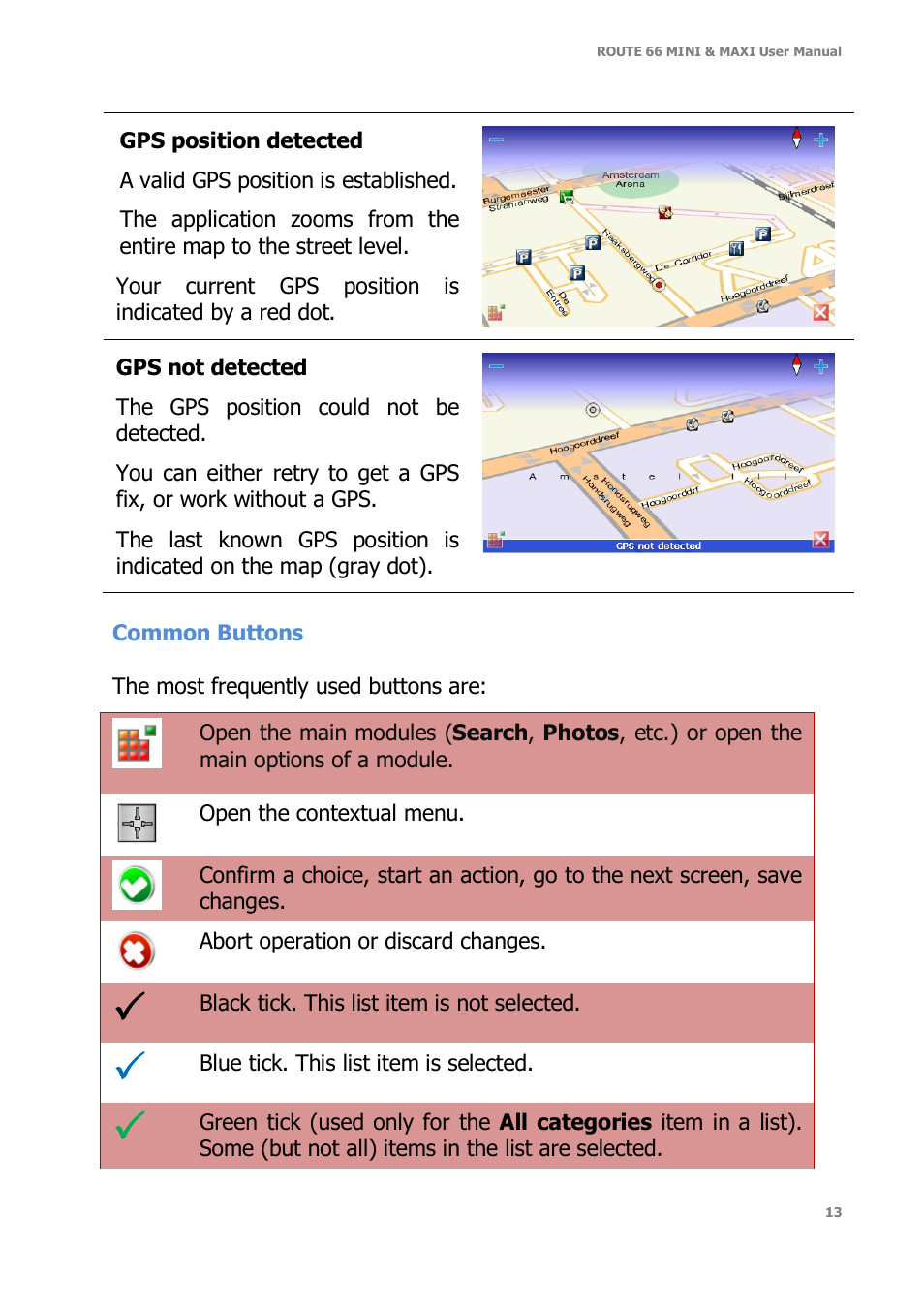 ROUTE 66 Mini Maxi User Manual | Page 13 / 128
