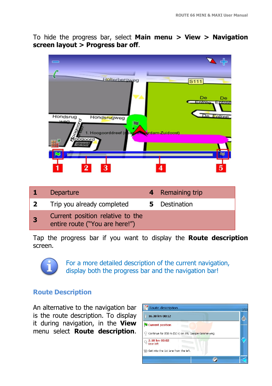 ROUTE 66 Mini Maxi User Manual | Page 29 / 128