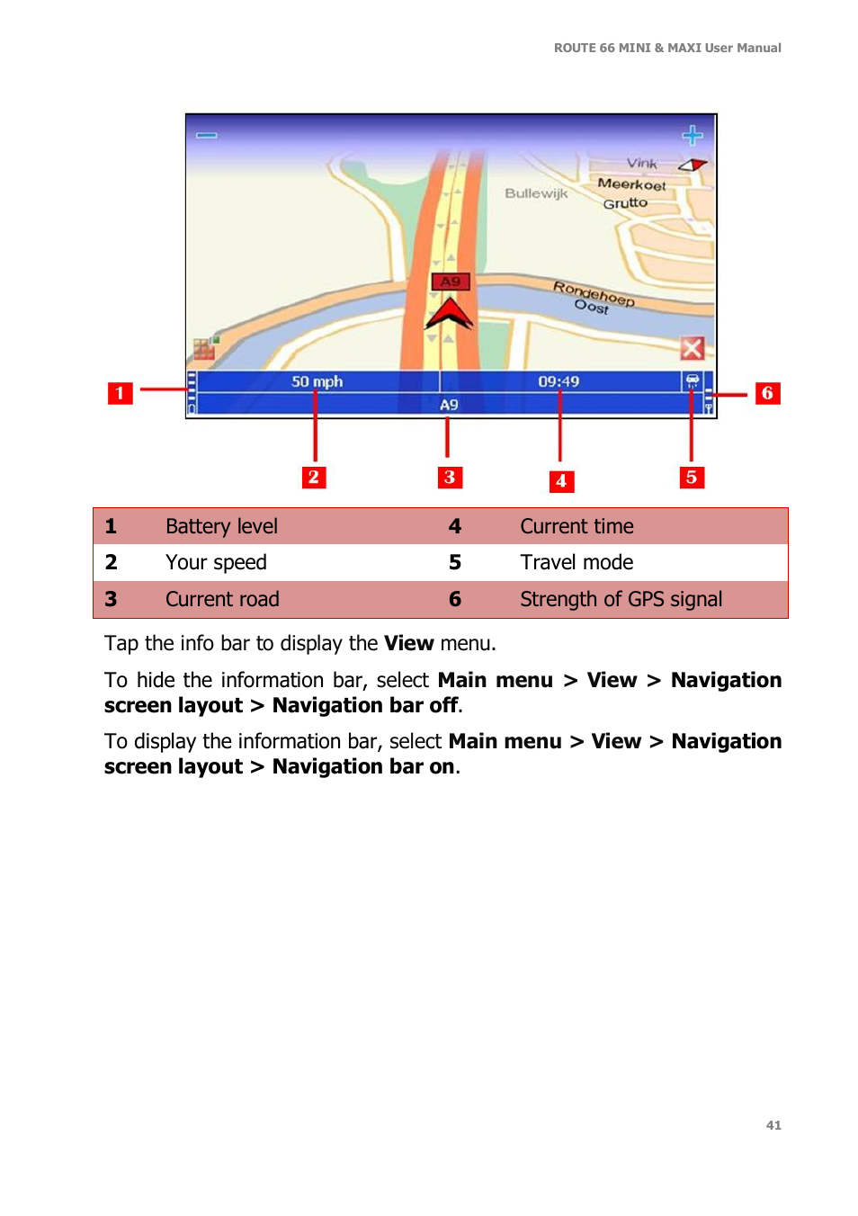 ROUTE 66 Mini Maxi User Manual | Page 41 / 128