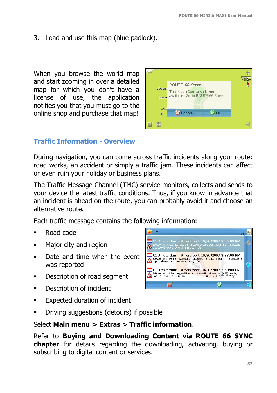 ROUTE 66 Mini Maxi User Manual | Page 82 / 128