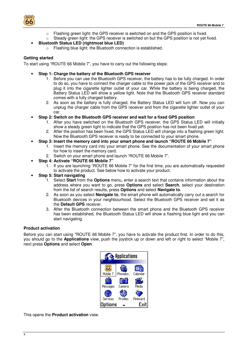 ROUTE 66 Mobile 7 User Manual | Page 4 / 21