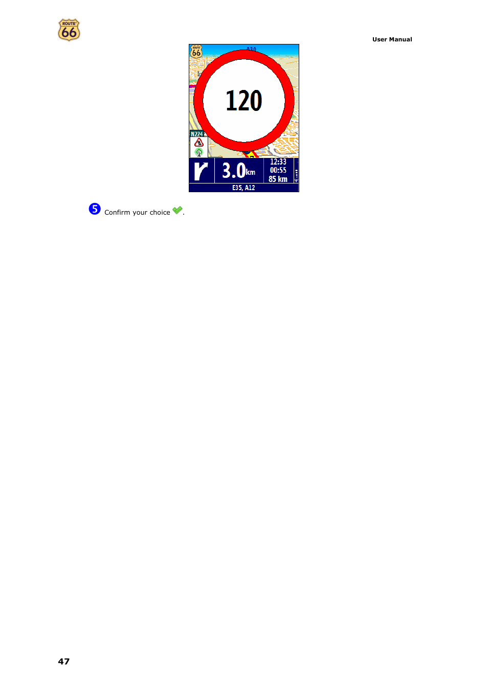 ROUTE 66 Mobile 7 WMS User Manual | Page 47 / 71