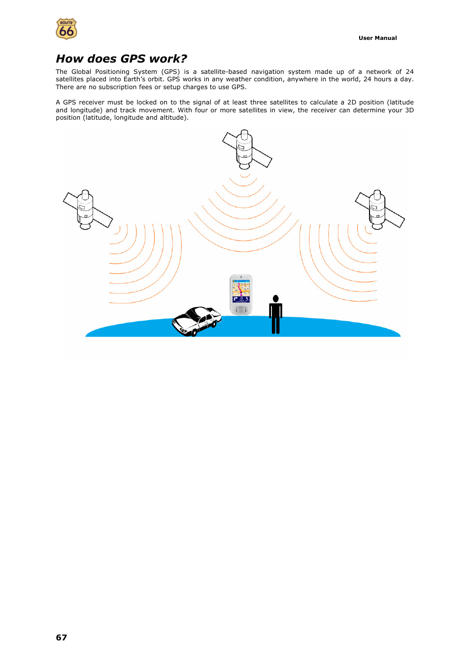 How does gps work | ROUTE 66 Mobile 7 WMS User Manual | Page 67 / 71