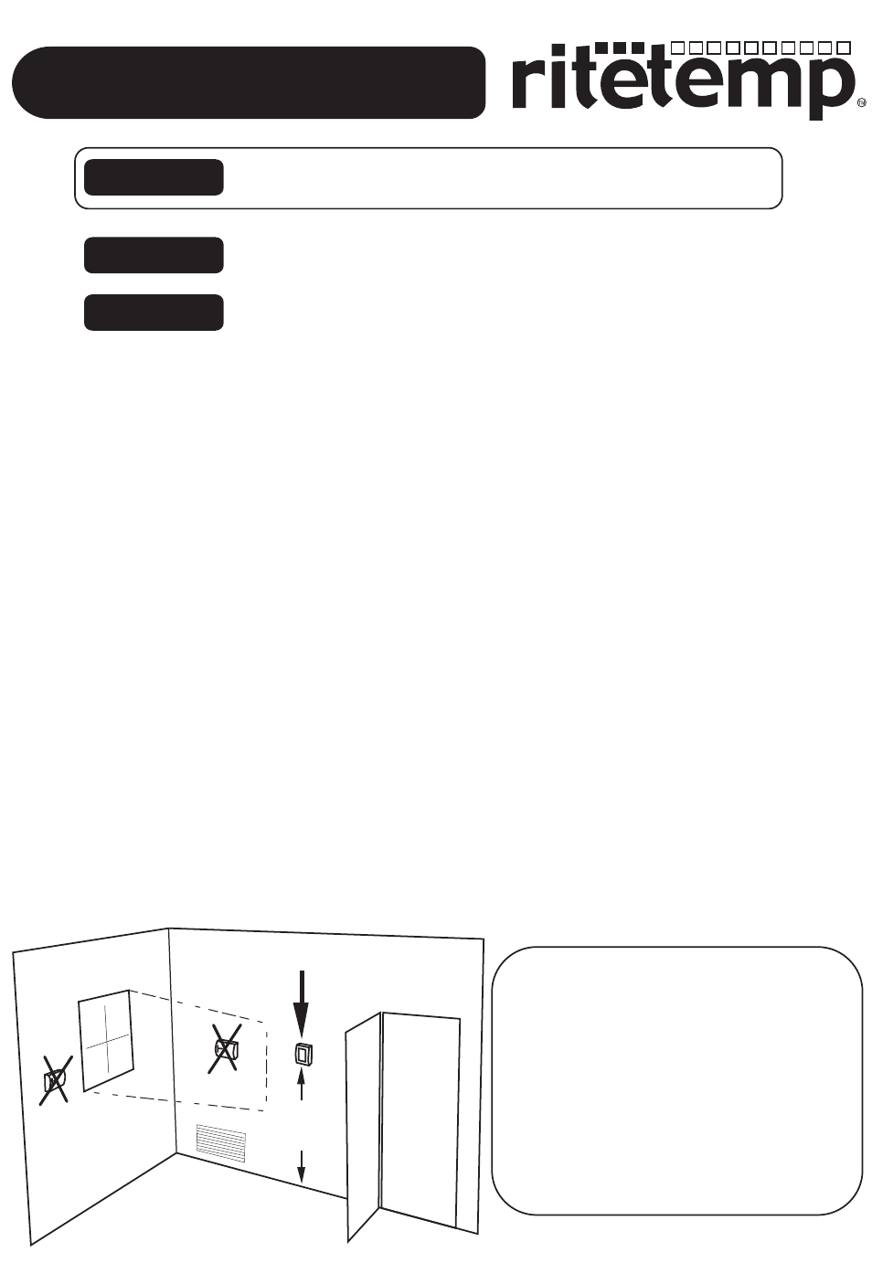 Install guide 8035c | ritetemp 8035C User Manual | Page 2 / 9