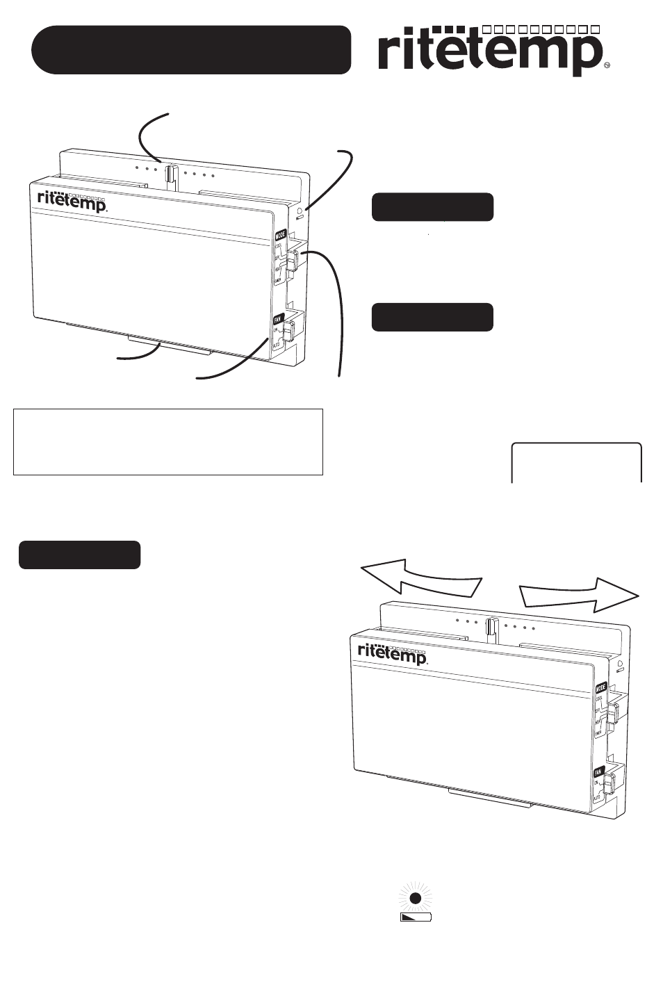 ritetemp GPMG8010 User Manual | 2 pages
