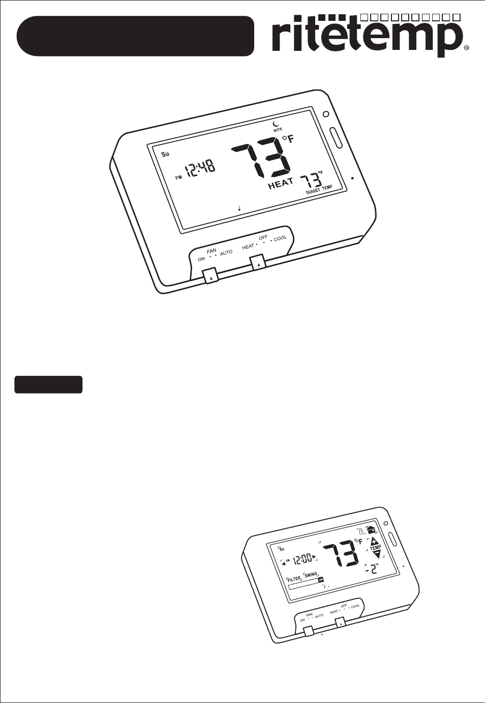 ritetemp 8030C User Manual | 7 pages