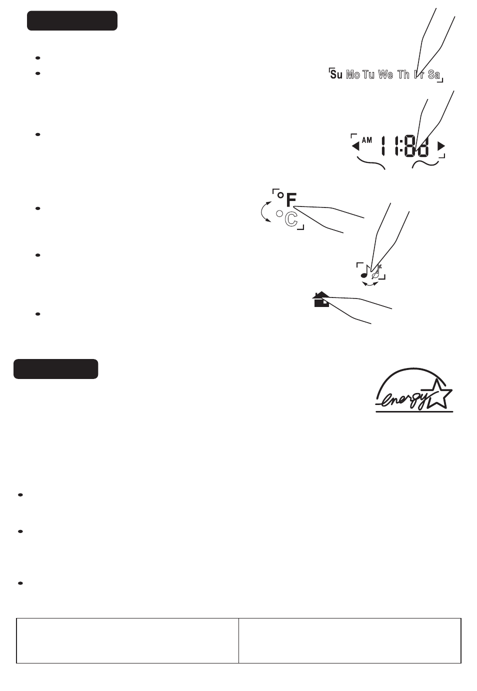 Display touch the, And it will toggle to, Program chart below | Forward backward | ritetemp 8030C User Manual | Page 4 / 7