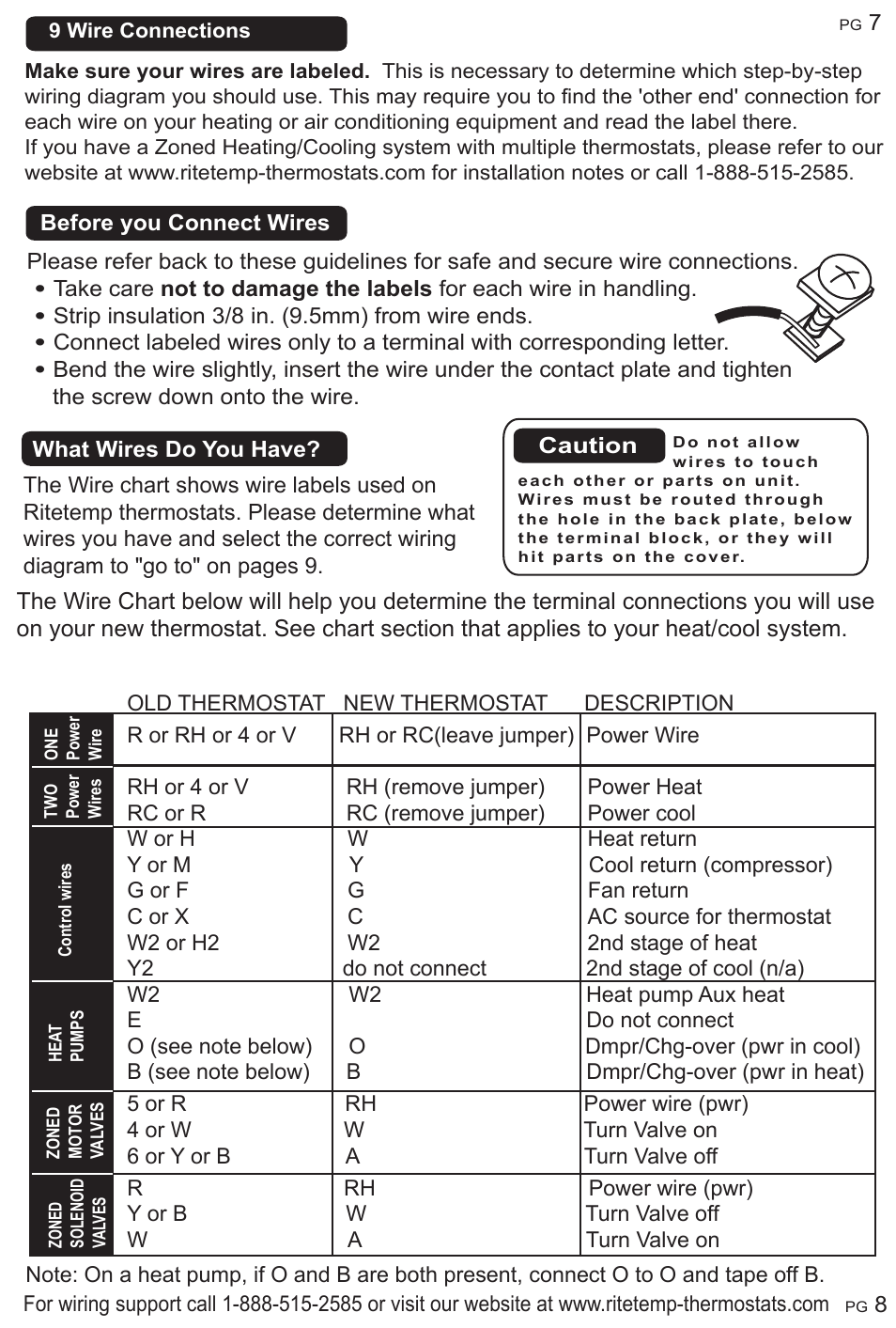 ritetemp 8050C User Manual | Page 5 / 10