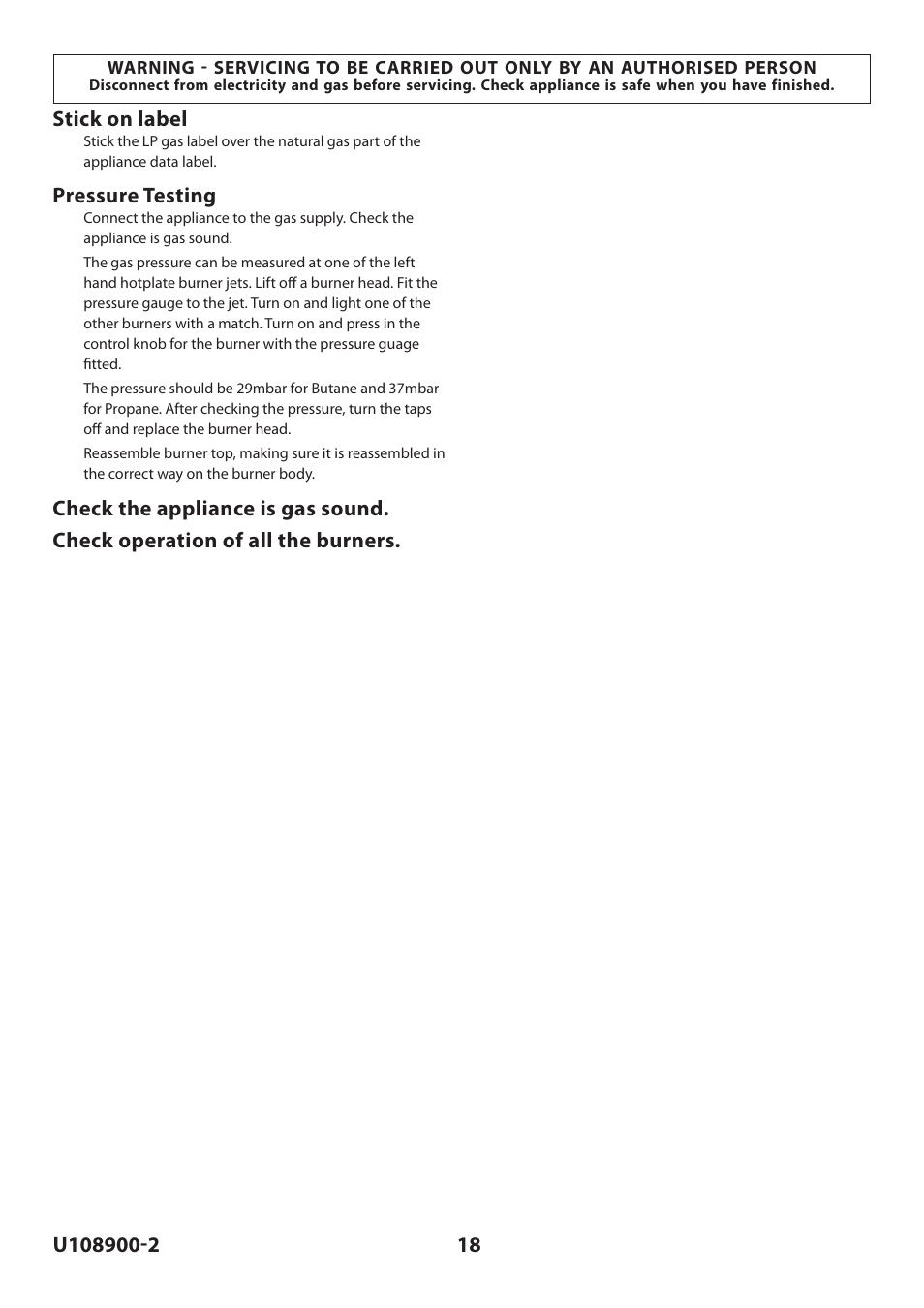 Rangemaster Toledo FS Hob User Manual | Page 18 / 24