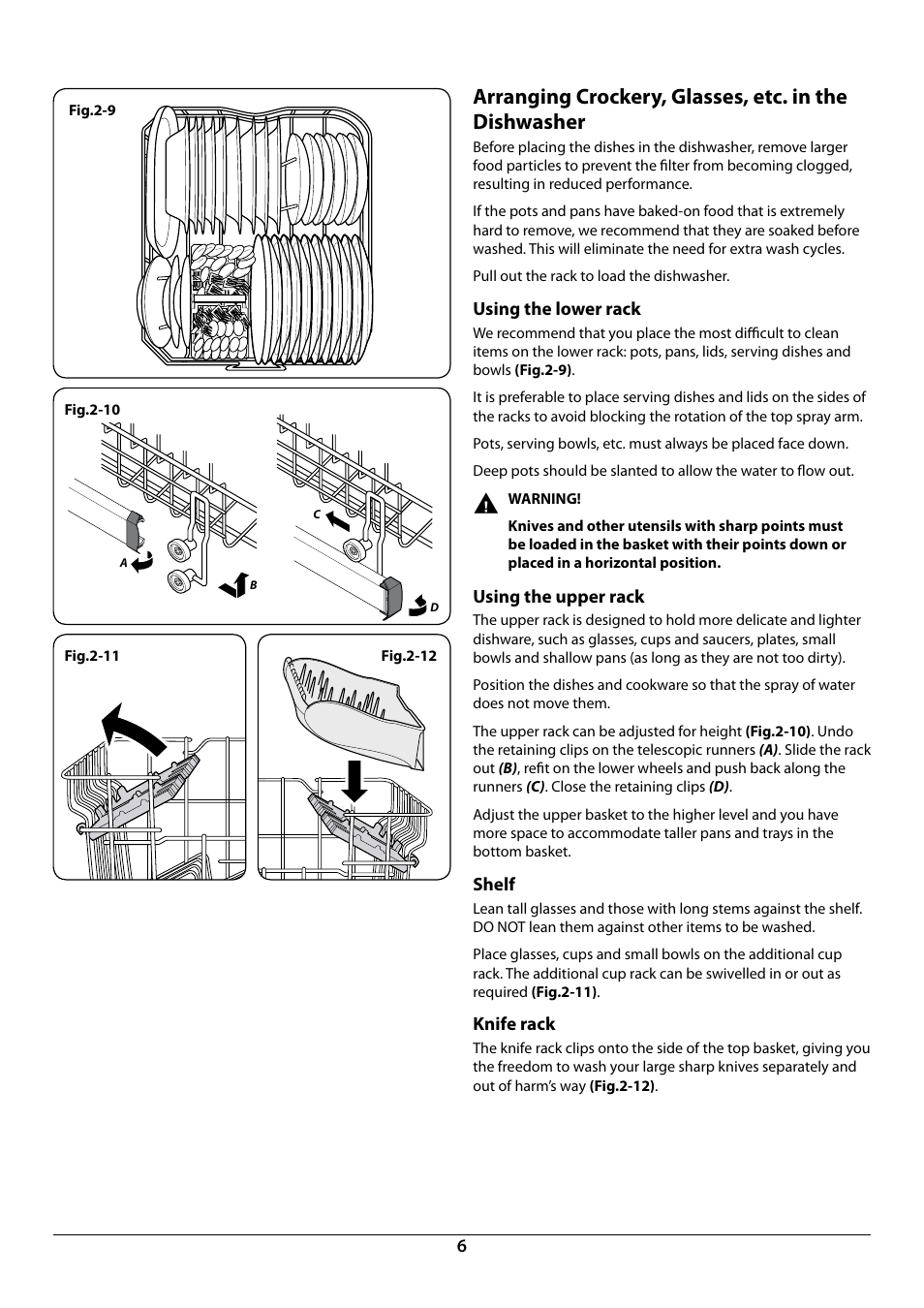 Rangemaster RDW945FI User Manual | Page 8 / 24