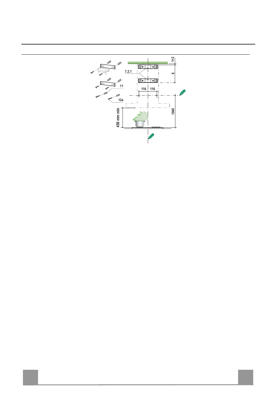 Installation, En 6 6, Wall drilling and bracket fixing | Rangemaster RMG2H60SS User Manual | Page 6 / 16