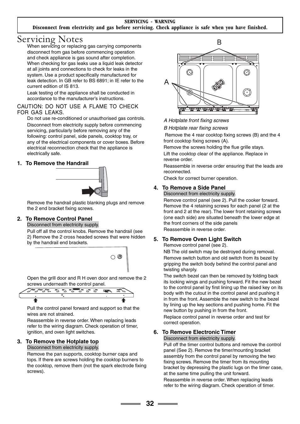 Rangemaster 90 User Manual | Page 32 / 40