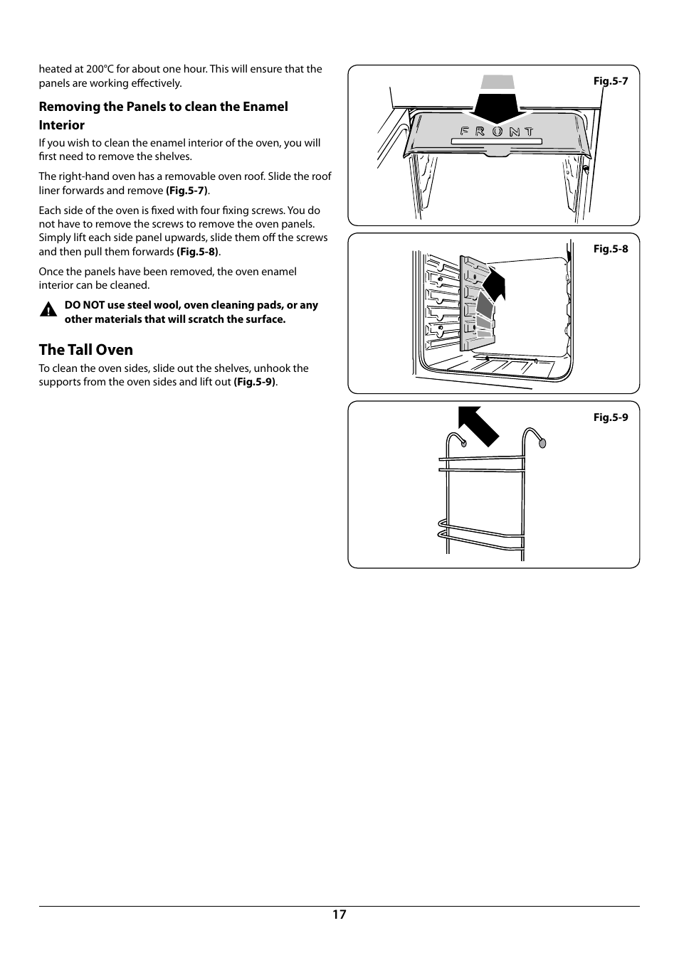 The tall oven | Rangemaster Elan 90 Induction Cooker U109987 - 01 User Manual | Page 19 / 36