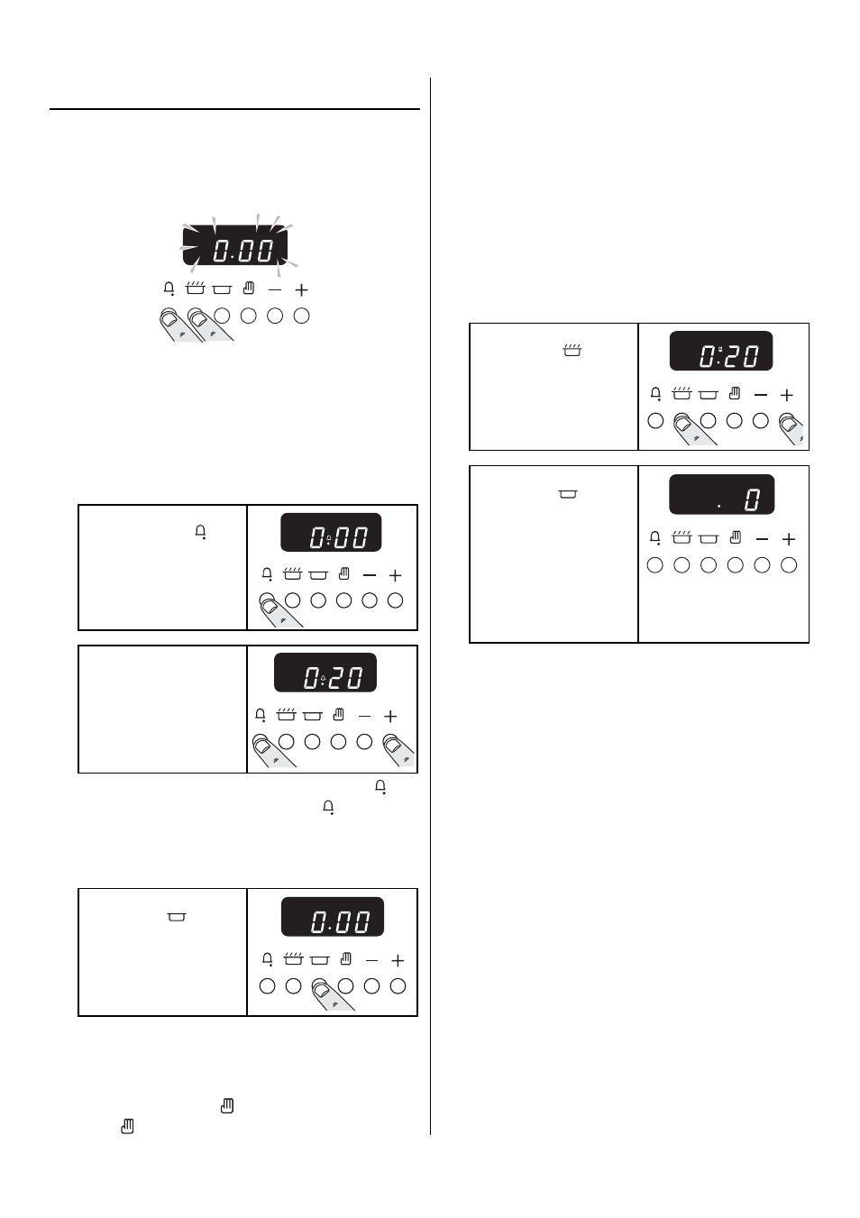 The clock | Rangemaster 90 Dual Fuel User Manual | Page 8 / 36