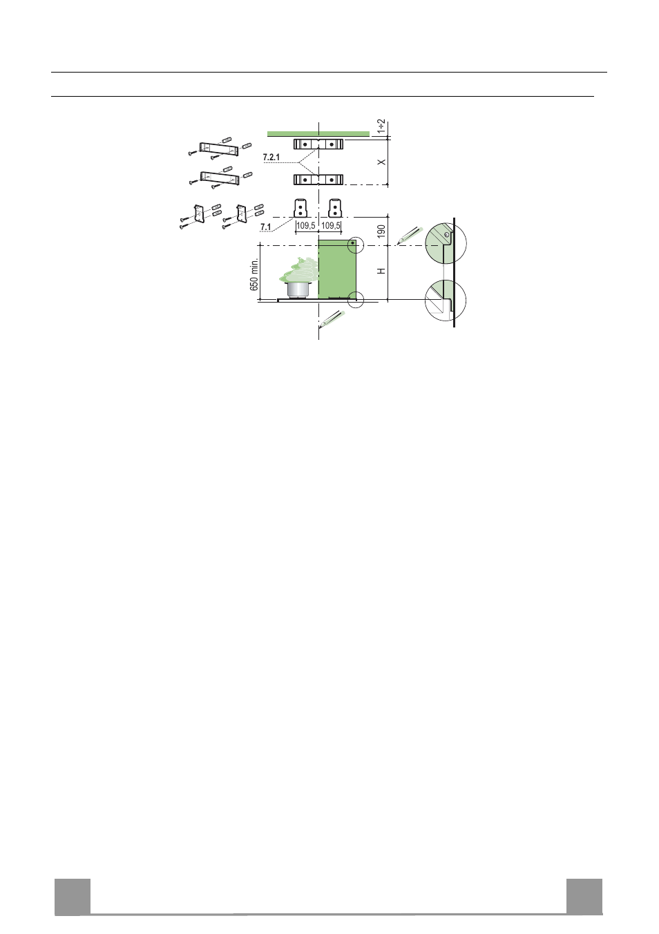 Installation, En 1 2 12 | Rangemaster Chimney Hood User Manual | Page 12 / 40