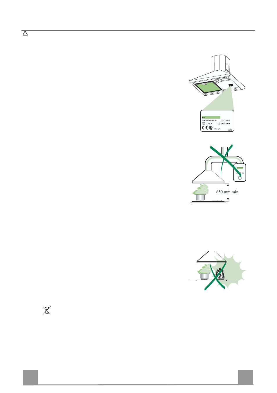 Adviezen en suggesties, Nl 3 1 31 | Rangemaster Chimney Hood User Manual | Page 31 / 40