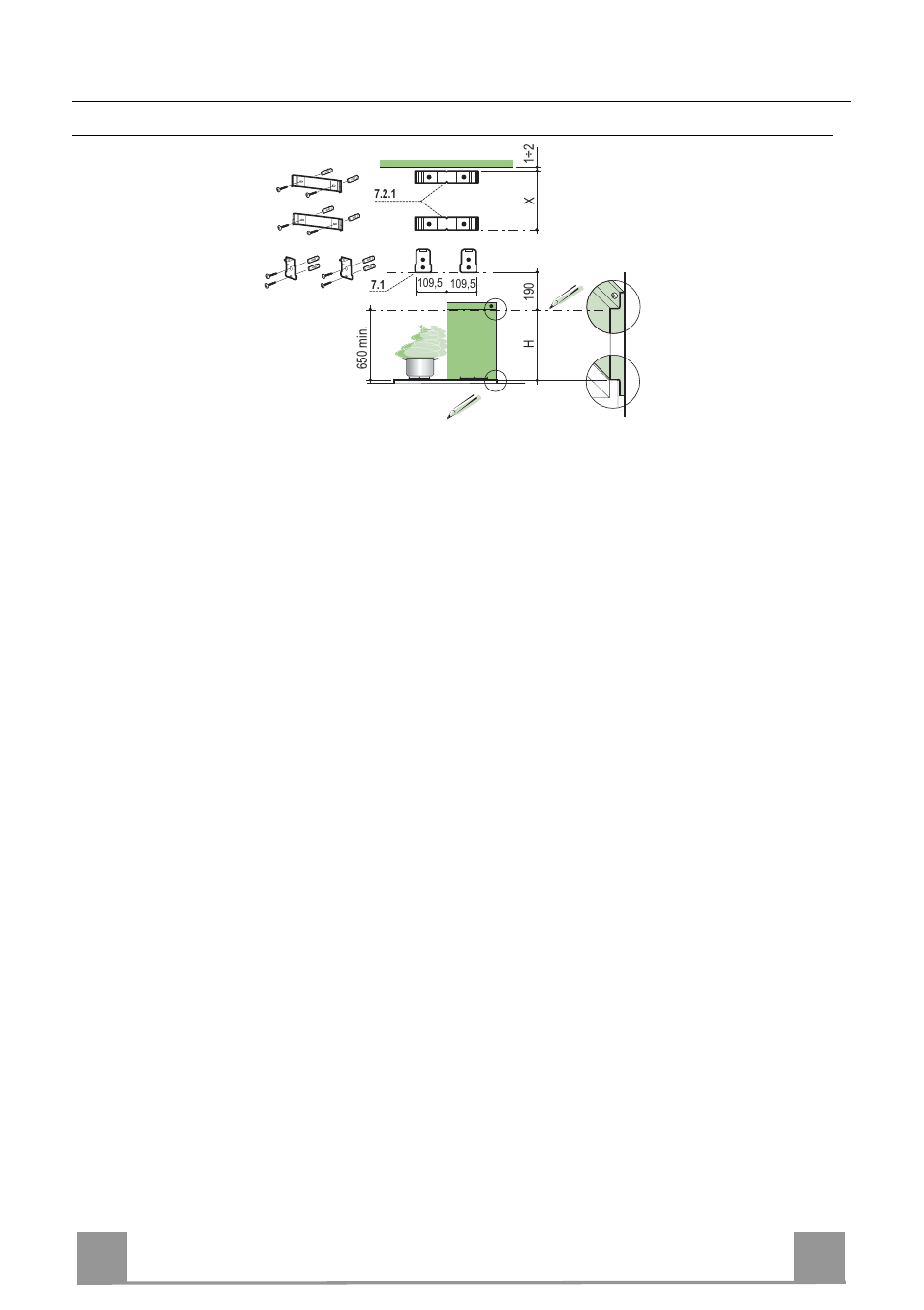 Installatie, Nl 3 3 33 | Rangemaster Chimney Hood User Manual | Page 33 / 40