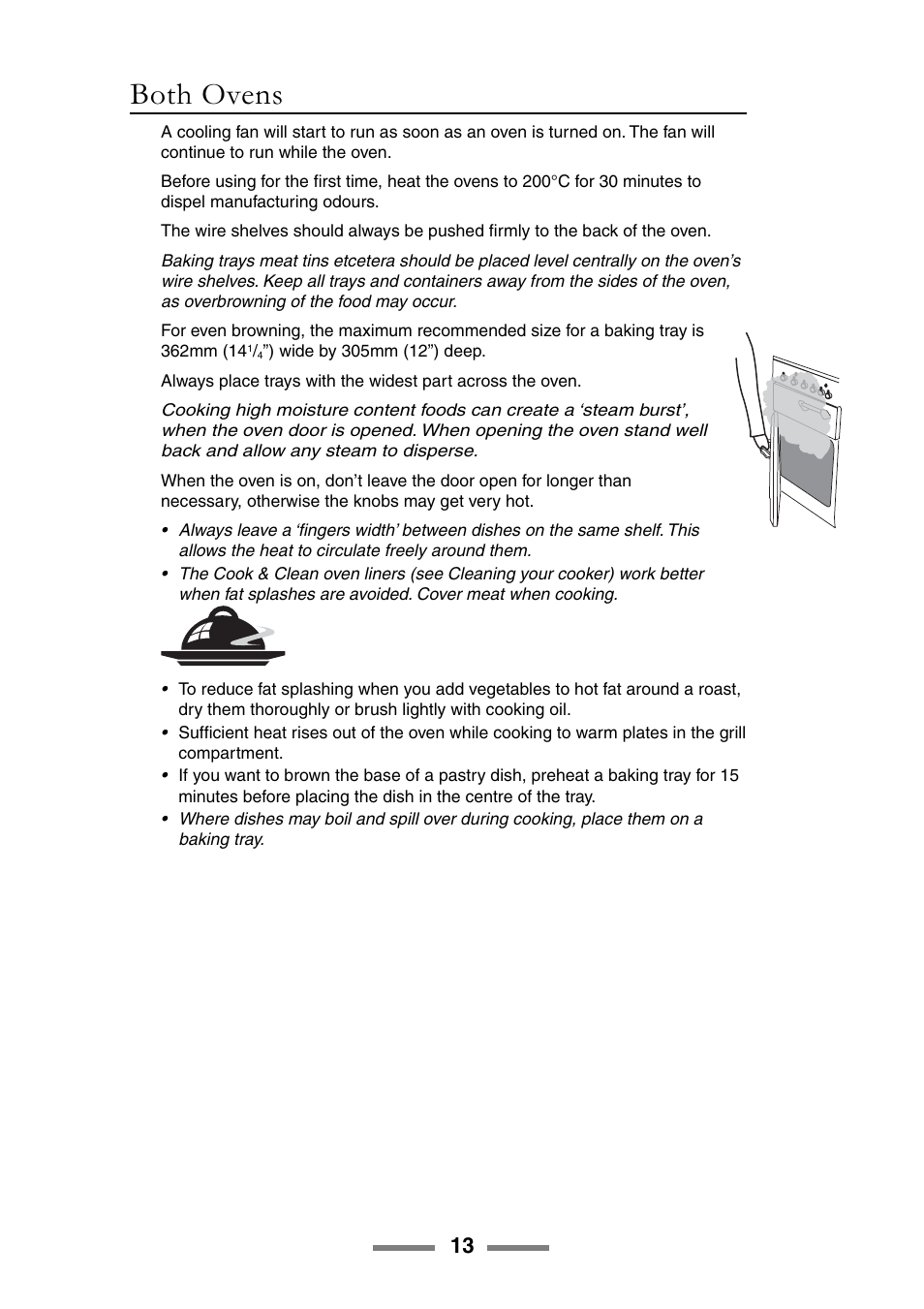 Both ovens | Rangemaster ELAN U105510-01 User Manual | Page 13 / 40