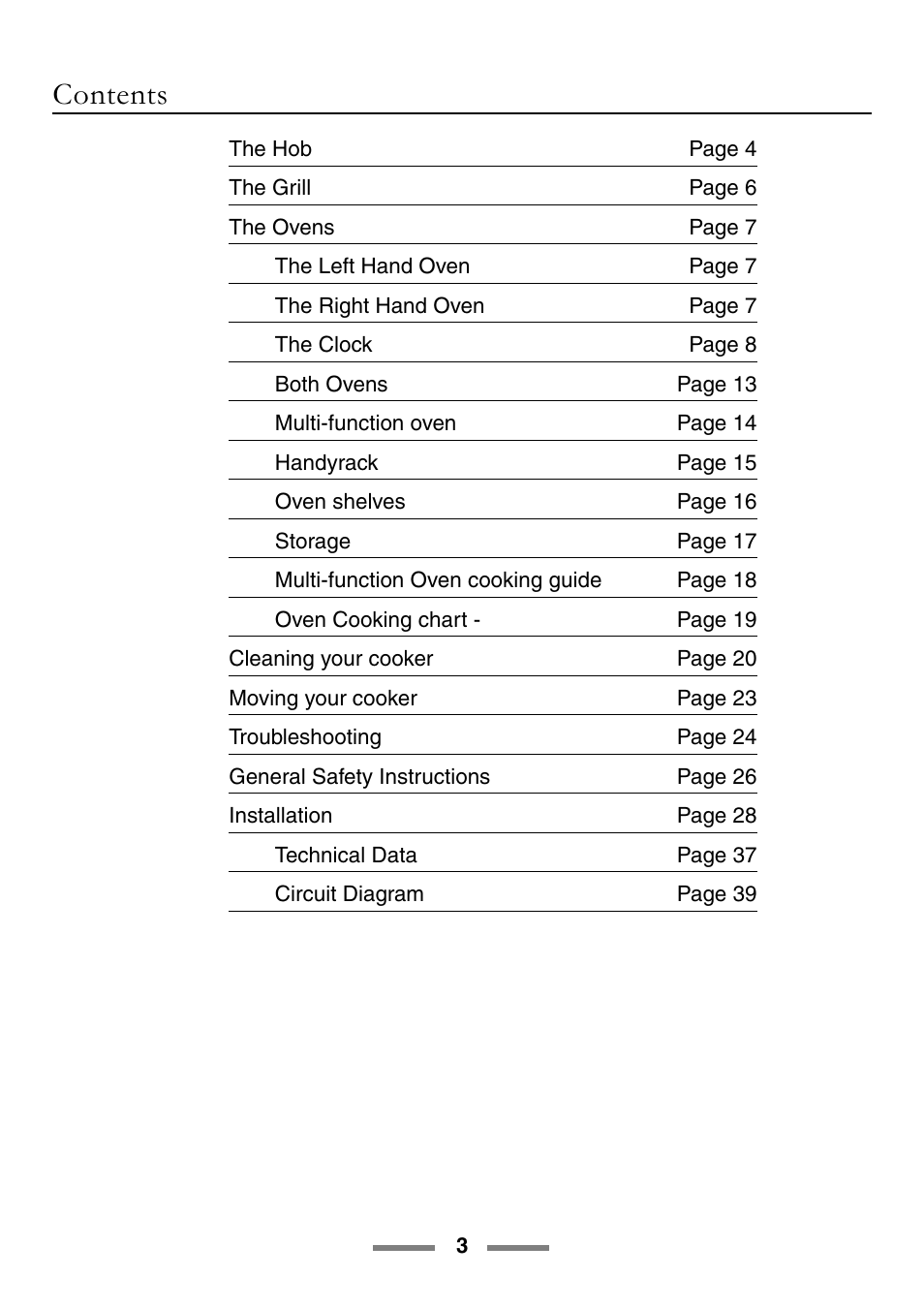 Rangemaster ELAN U105510-01 User Manual | Page 3 / 40