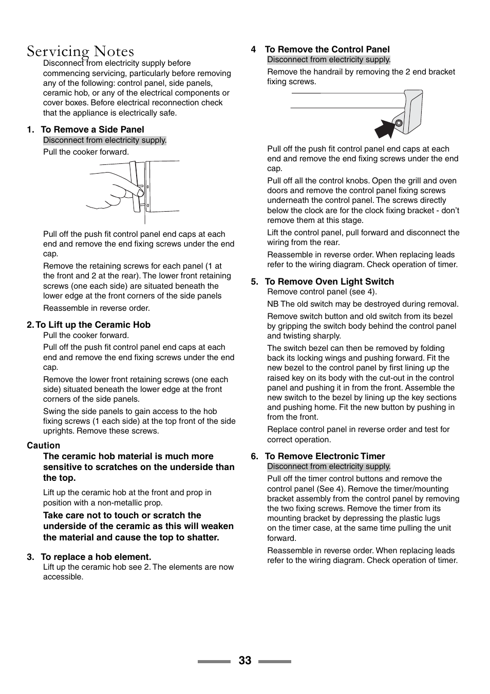 Rangemaster ELAN U105510-01 User Manual | Page 33 / 40