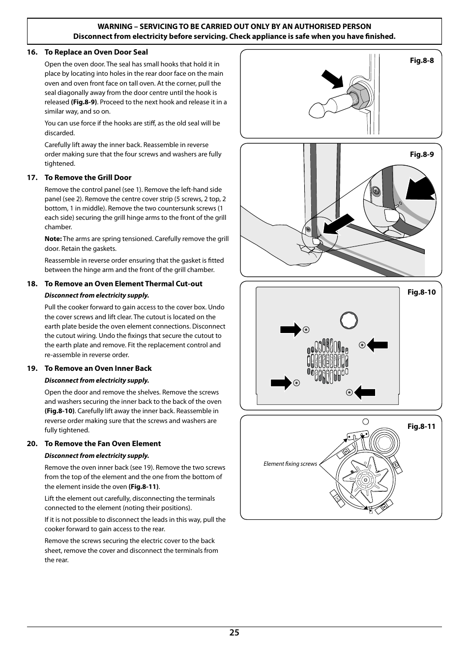 Rangemaster Toledo 90 Induction Cooker U109952 - 02 User Manual | Page 27 / 32