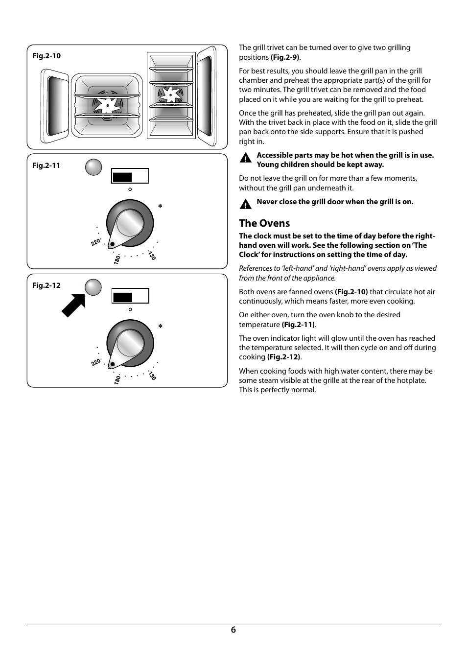 The ovens | Rangemaster Toledo 90 Induction Cooker U109952 - 02 User Manual | Page 8 / 32