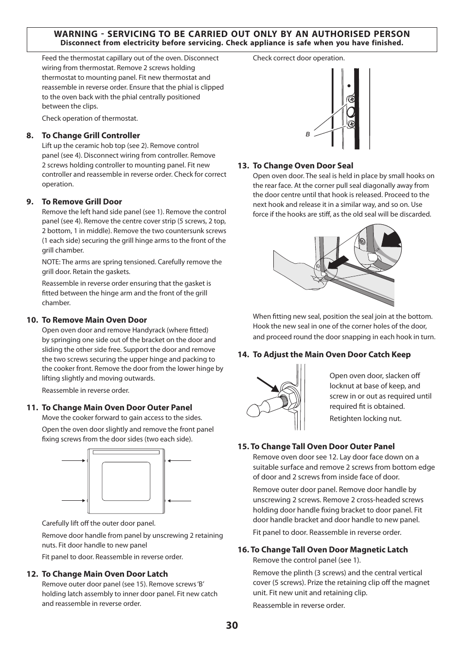 Rangemaster DELUXE U109360 - 01 User Manual | Page 30 / 36