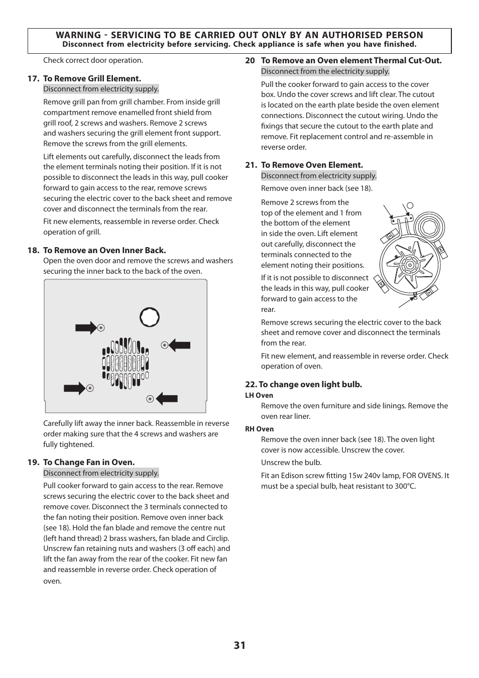 Rangemaster DELUXE U109360 - 01 User Manual | Page 31 / 36