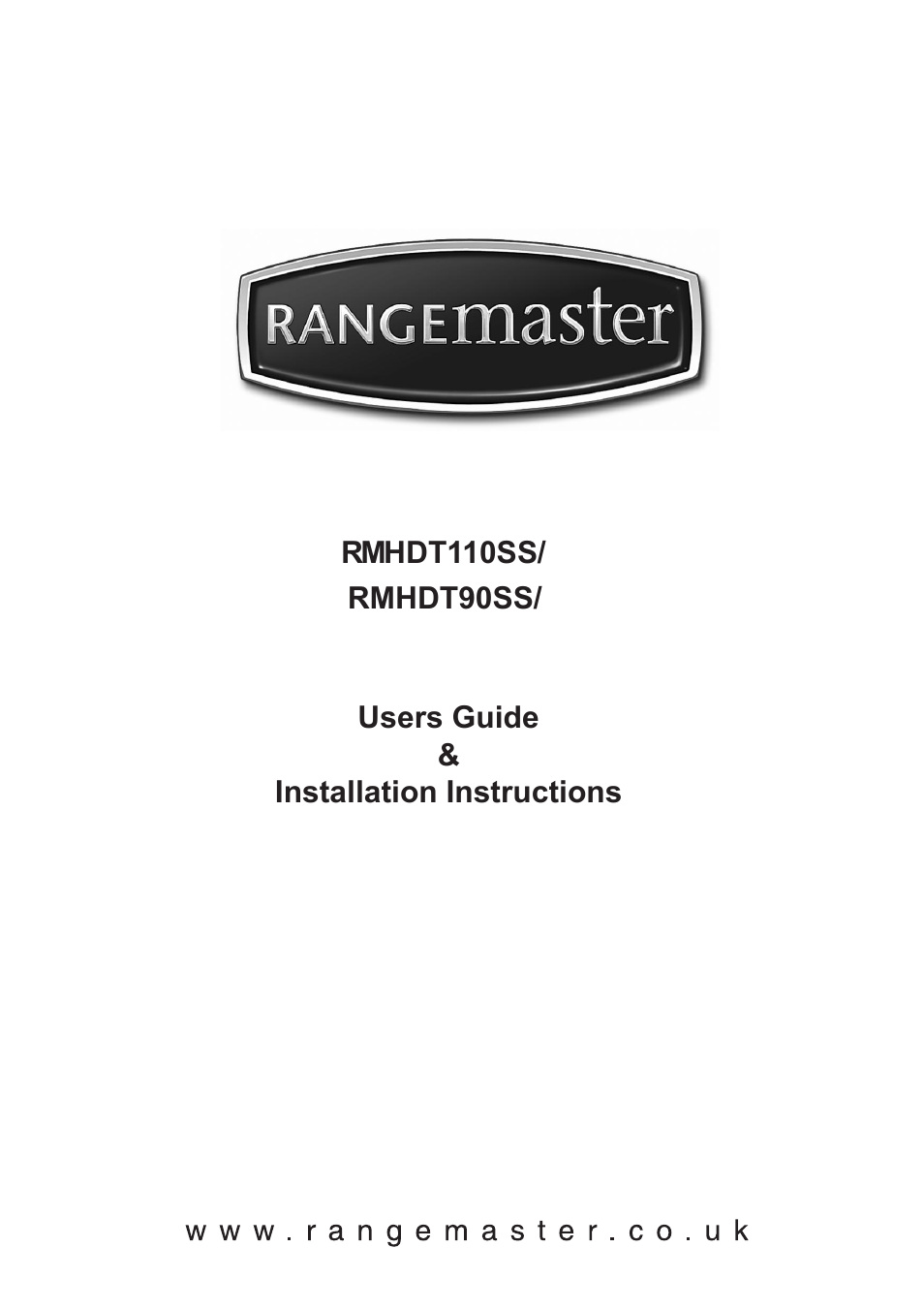 Rangemaster RMHDT90SS User Manual | 16 pages