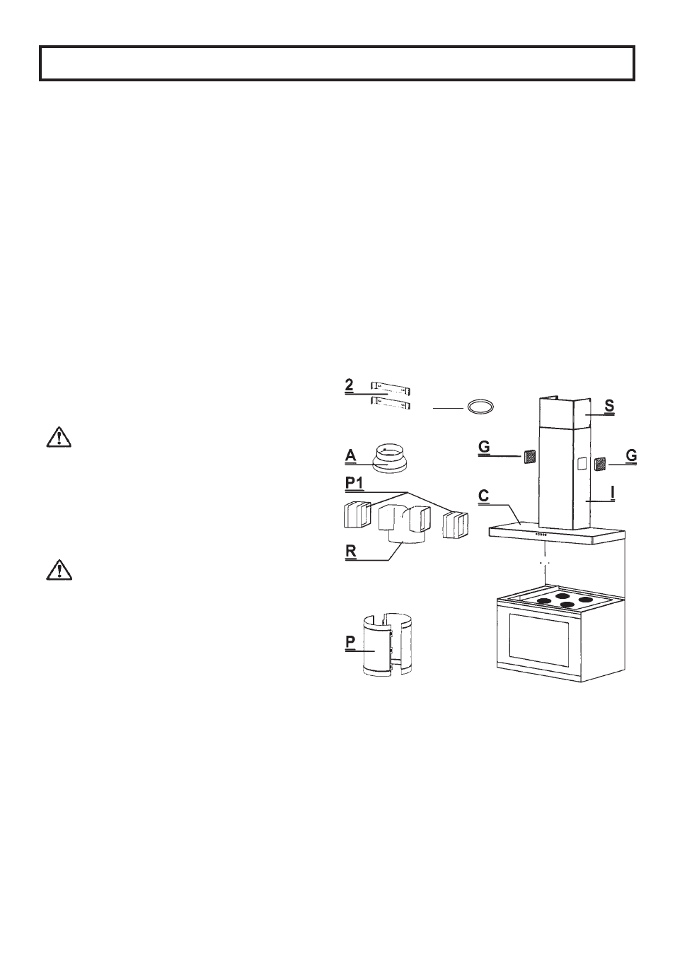 Installing the chimney hood | Rangemaster RMHDT90SS User Manual | Page 11 / 16