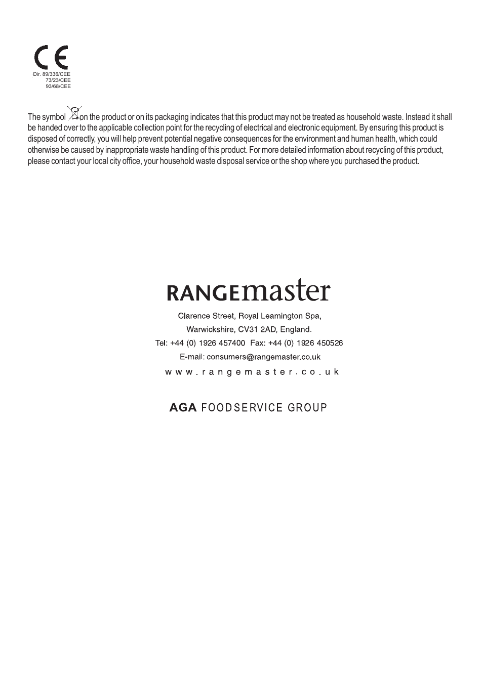 Rangemaster RMHDT90SS User Manual | Page 16 / 16