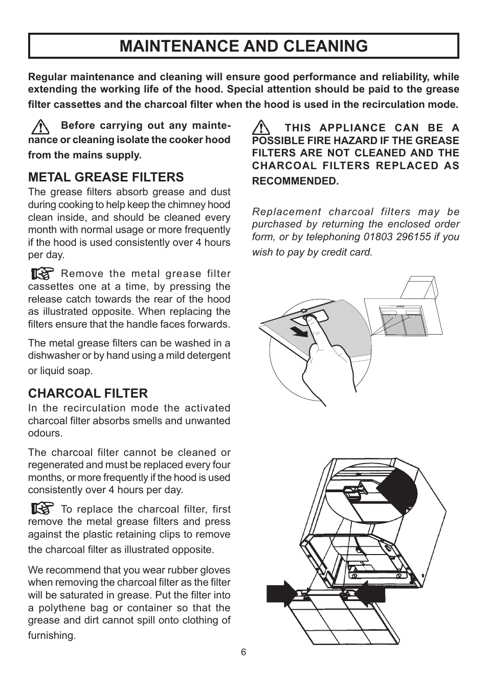 Maintenance and cleaning | Rangemaster RMHDT90SS User Manual | Page 7 / 16