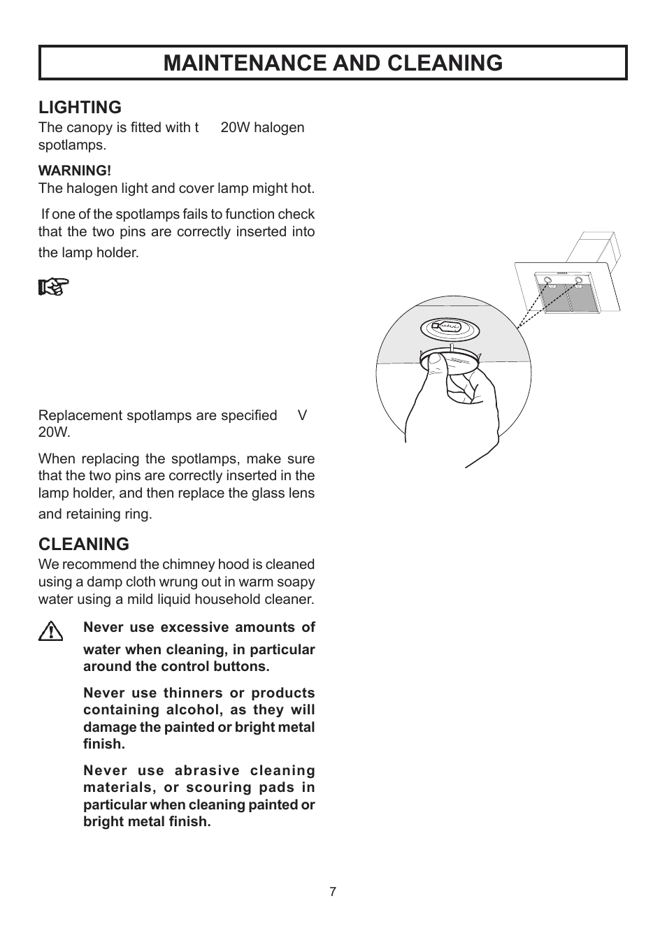 Maintenance and cleaning | Rangemaster RMHDT90SS User Manual | Page 8 / 16