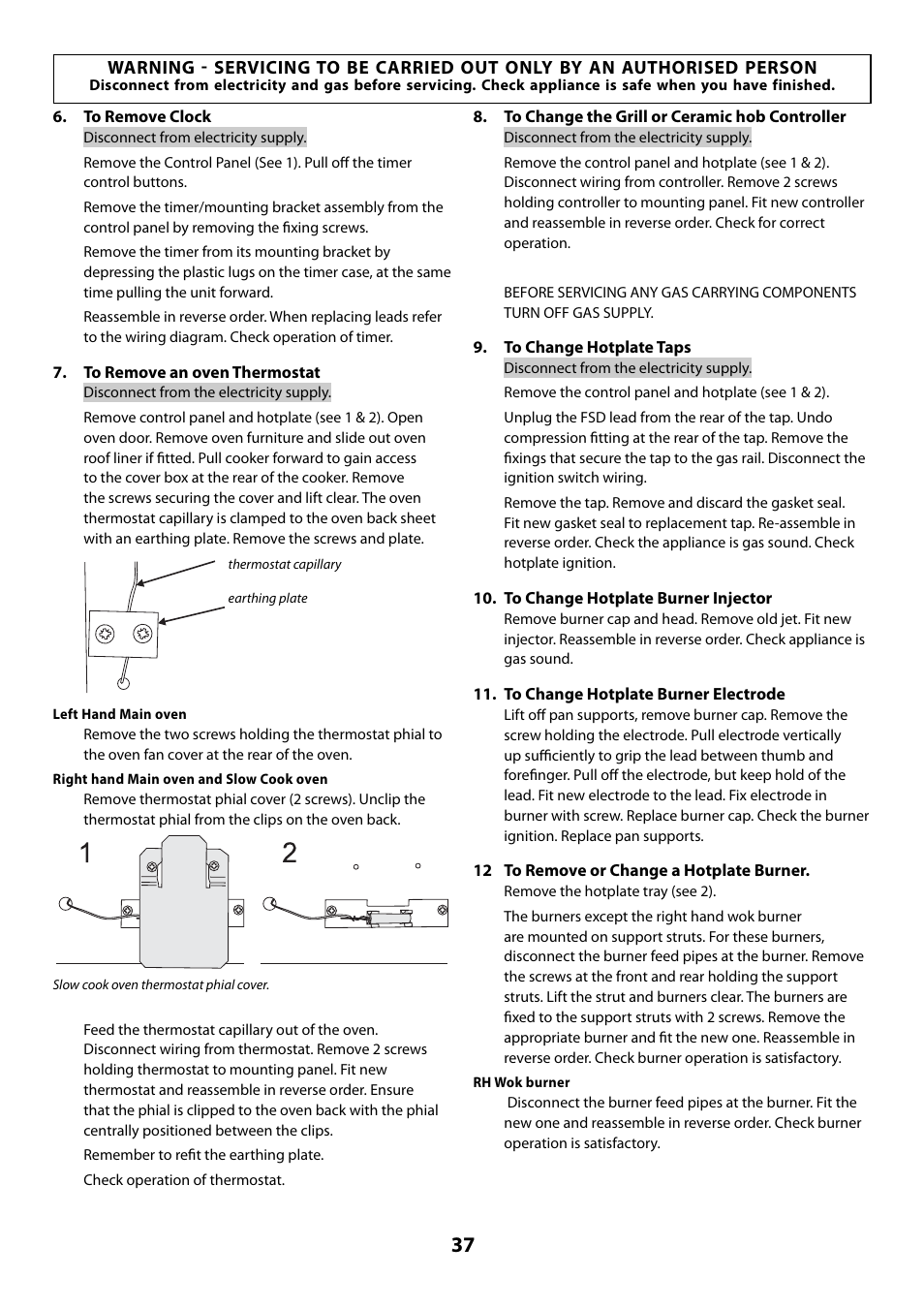 Rangemaster 110 User Manual | Page 37 / 44