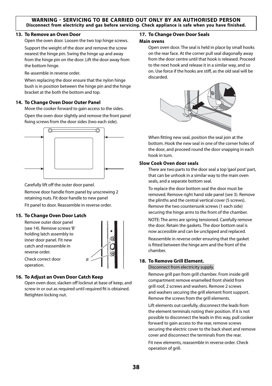 Rangemaster 110 User Manual | Page 38 / 44