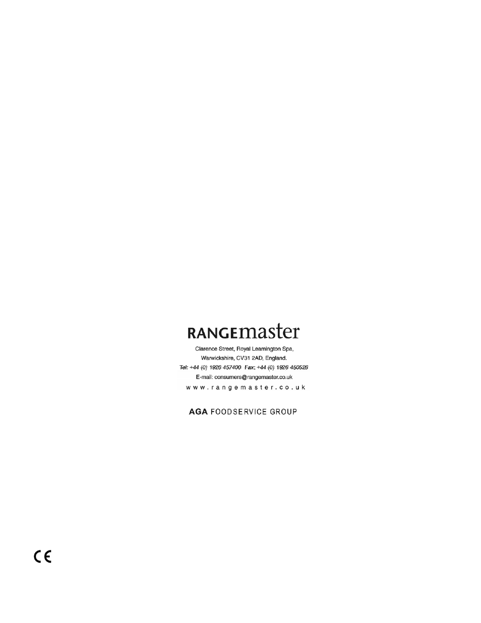 Rangemaster Refrigerated Wine Cooler User Manual | Page 8 / 8