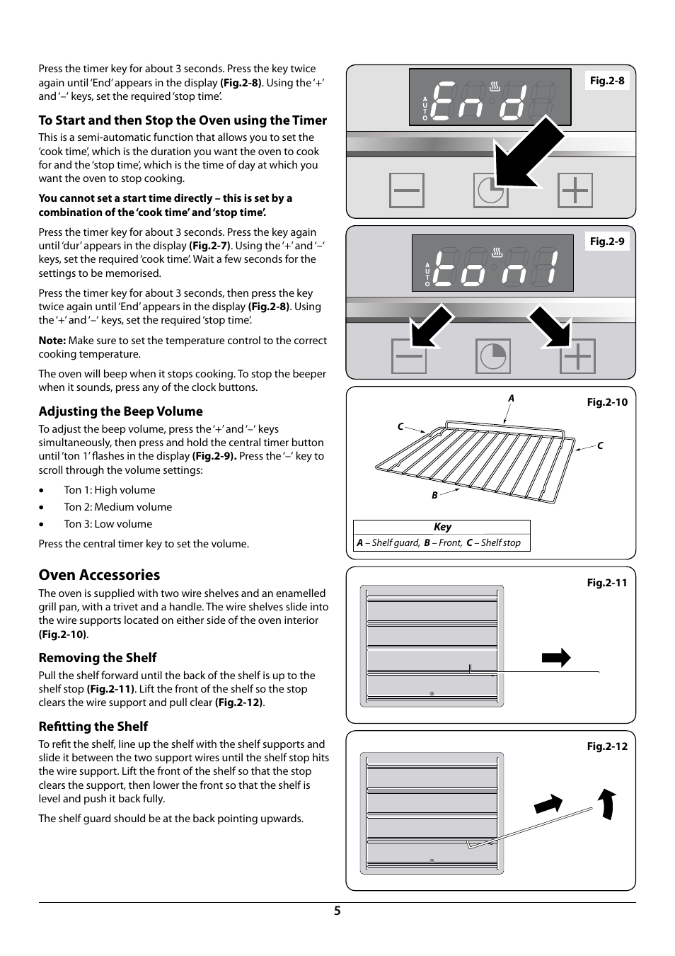 Oven accessories | Rangemaster R7247 User Manual | Page 7 / 20