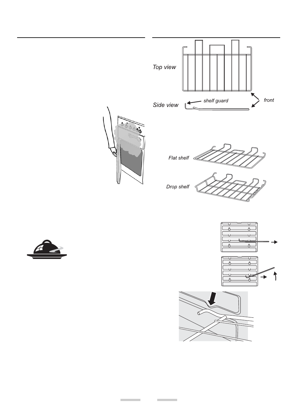 Oven cooking, Oven shelves | Rangemaster U102210-04 User Manual | Page 10 / 28