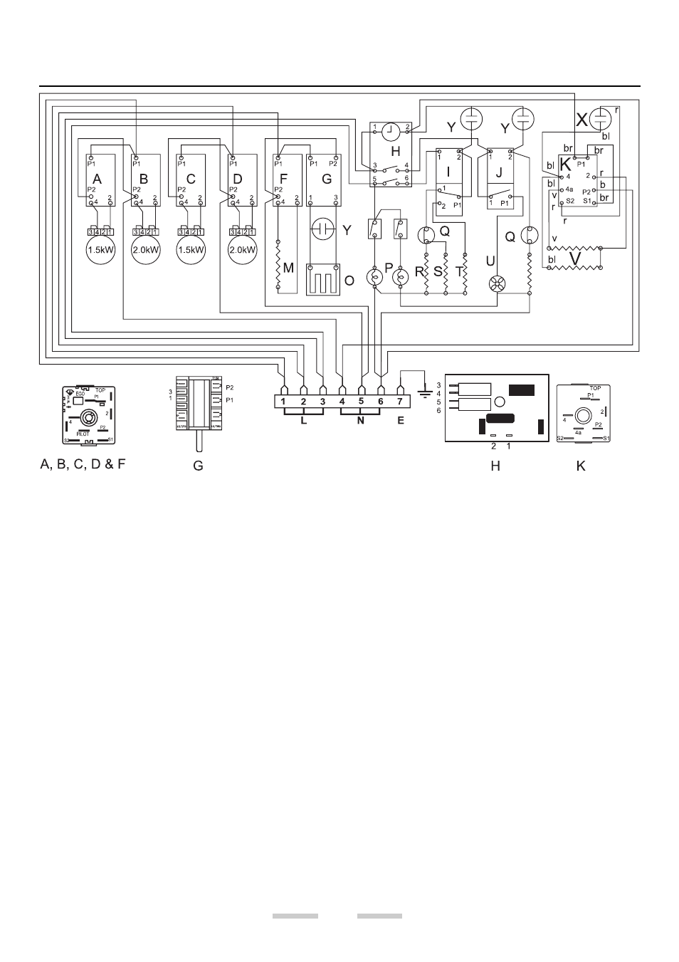 Circuit diagram | Rangemaster U102210-04 User Manual | Page 25 / 28