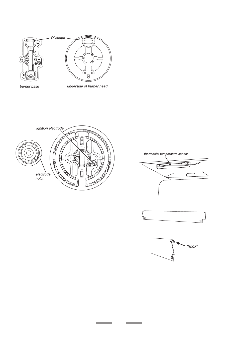 Griddle, The warmer, Grill | Control panel and doors, The ovens | Rangemaster Classic 110 User Manual | Page 15 / 32
