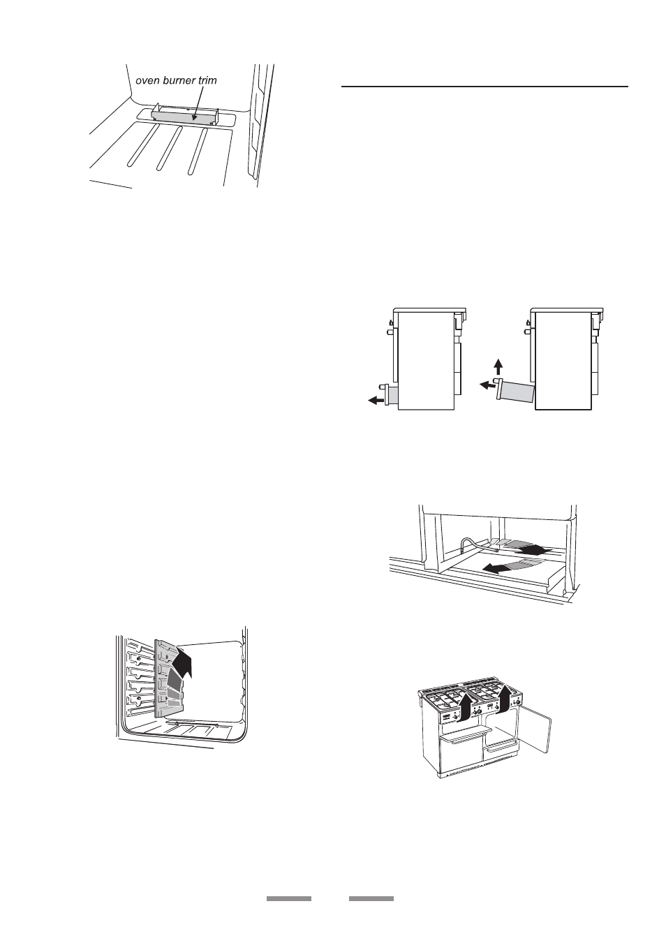 Moving your cooker, 16 the oven side linings | Rangemaster Classic 110 User Manual | Page 16 / 32