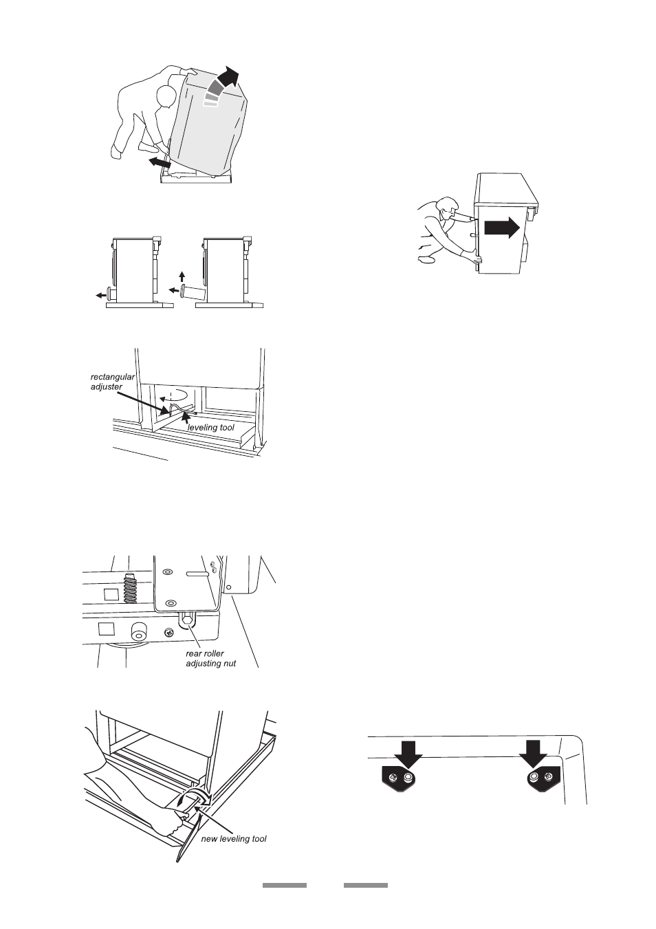 Levelling, Fit the handles | Rangemaster Classic 110 User Manual | Page 26 / 32