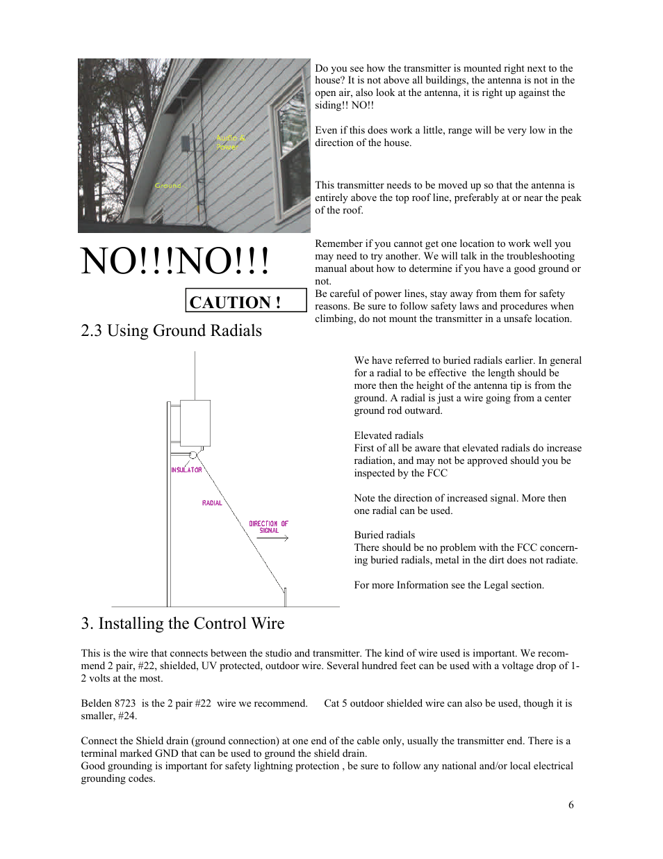 No!!!no | Rangemaster HAMILTON AM1000 User Manual | Page 6 / 22