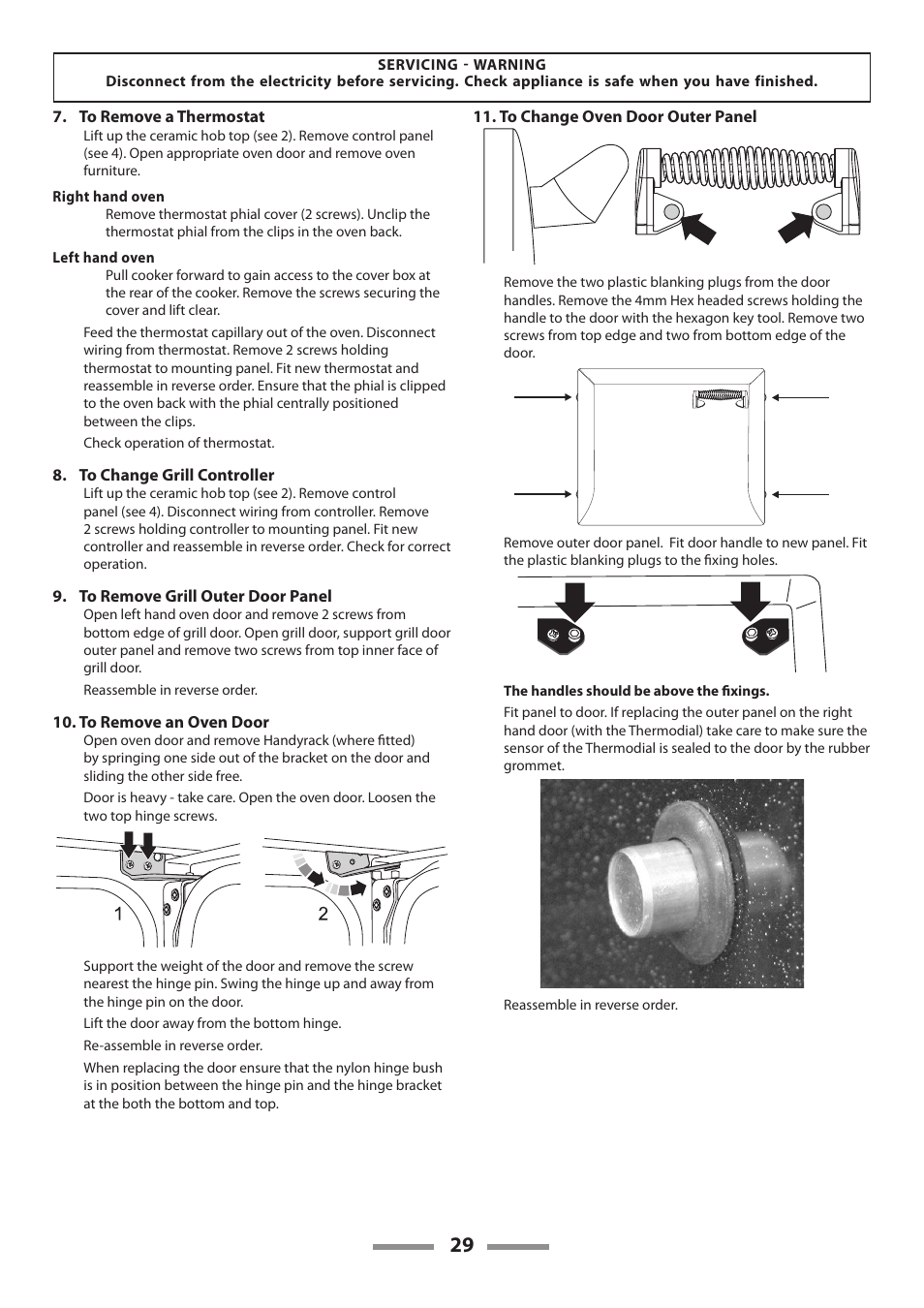 Rangemaster 90 CERAMIC U109650-02 User Manual | Page 29 / 36