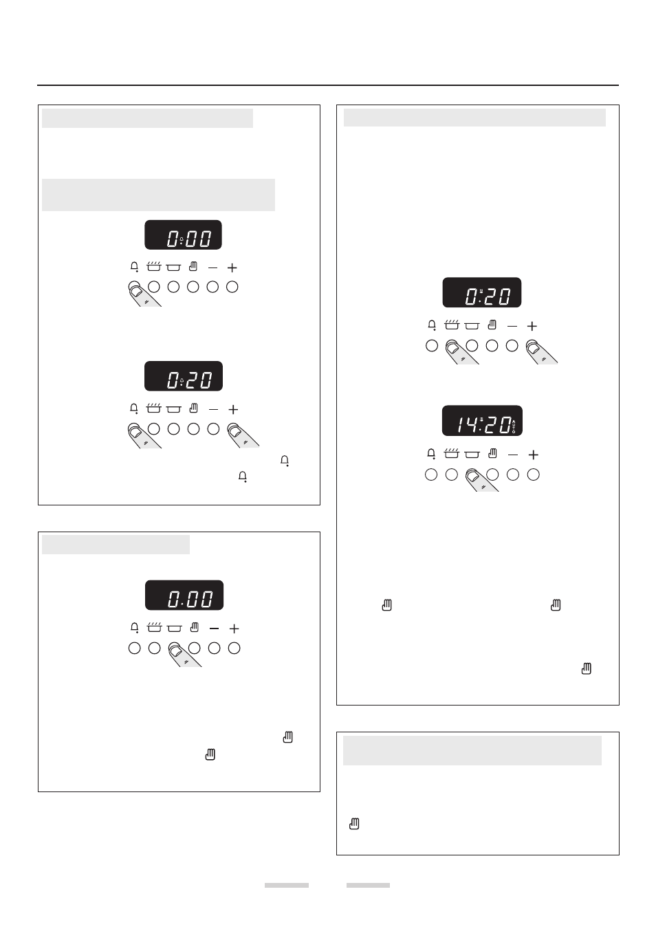 The clock, 13 gb/ie | Rangemaster 90 Ceramic User Manual | Page 13 / 28