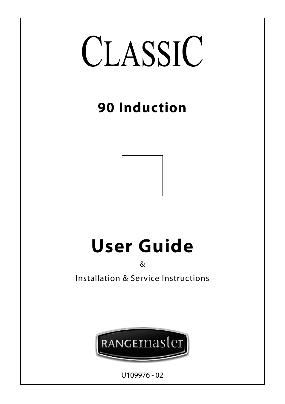 Rangemaster 90 Induction Cooker U109976 - 02 User Manual | 32 pages