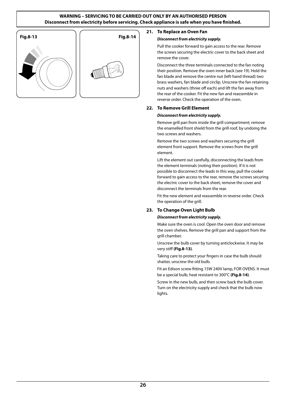 Rangemaster 90 Induction Cooker U109976 - 02 User Manual | Page 28 / 32