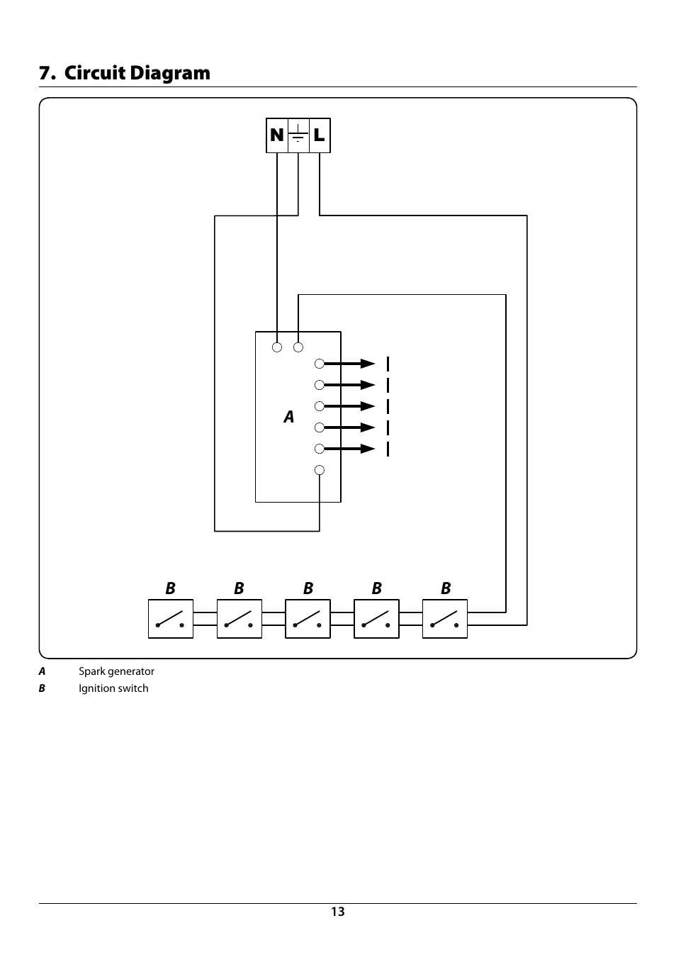 Circuit diagram | Rangemaster RGG77 User Manual | Page 15 / 20